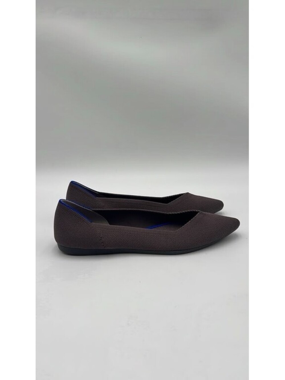 Women’s Rothy's The Point II Pointed Toe Ballet Flats Mink Size 8.5